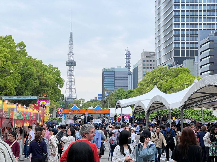 名古屋 久屋大通公園　エディオン久屋広場・エンゼル広場